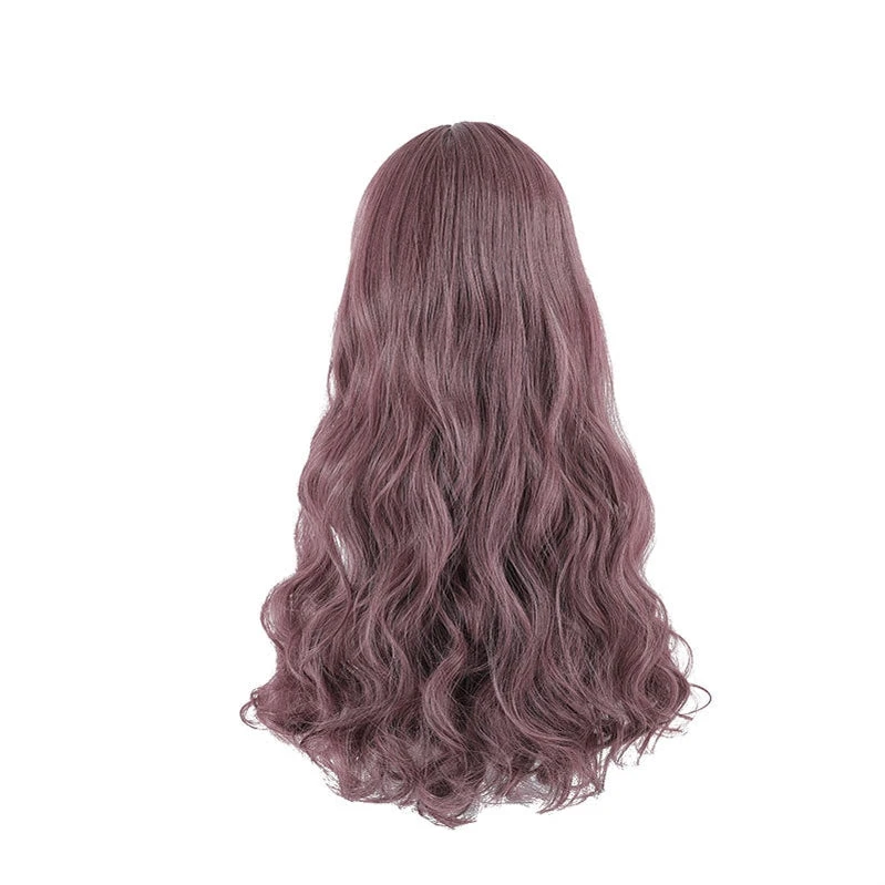 Women Fashion Long Red Wavy Sweet Bangs Lolita Wigs 8 Women Fashion Long Red Wavy Sweet Bangs Lolita Wigs - Image 6