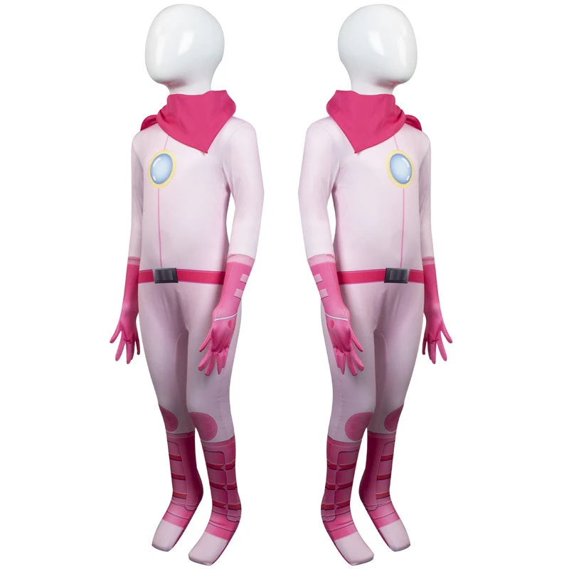 The Super Mario Bros. Movie Princess Peach Jumpsuit Cosplay Costumes 4 The Super Mario Bros. Movie Princess Peach Jumpsuit Cosplay Costumes - Image 2