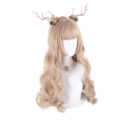Women Fashion Long Golden Wavy Sweet Bangs Lolita Wig -Cosplay 2 27a9923a fc59 46a8 8bf1 c7b5e067ef5f
