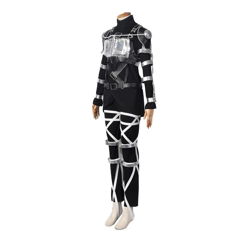 Attack On Titan 4 The Final Season Rivaille Superhero Outfit Shingeki No Kyojin Team Armour Uniform Halloween Cosplay Costumes 6 Attack On Titan 4 The Final Season Rivaille Superhero Outfit Shingeki No Kyojin Team Armour Uniform Halloween Cosplay Costumes - Image 4