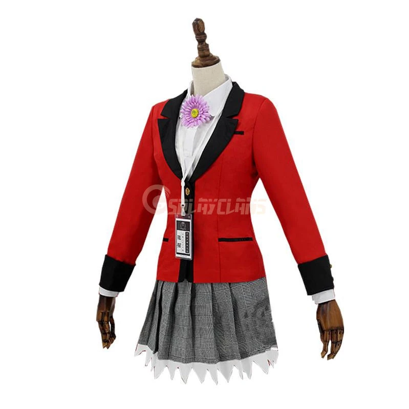 Anime Kakegurui Yumemite Yumemi Uniform Cosplay Costumes 4 Anime Kakegurui Yumemite Yumemi Uniform Cosplay Costumes - Image 2