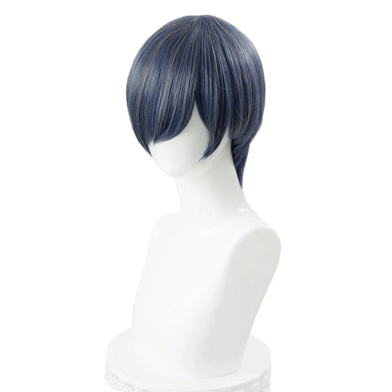 Anime Black Butler Ciel Phantomhive Short Blue And Gray Mixed Cosplay Wigs 4 Anime Black Butler Ciel Phantomhive Short Blue And Gray Mixed Cosplay Wigs - Image 2