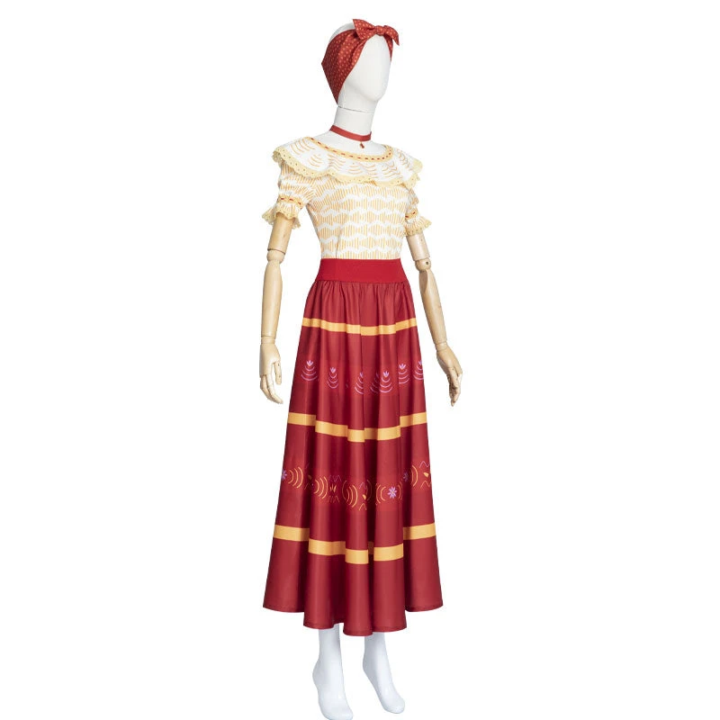 Encanto Dolores Madrigal Fullset Cosplay Costumes 4 Encanto Dolores Madrigal Fullset Cosplay Costumes - Image 2