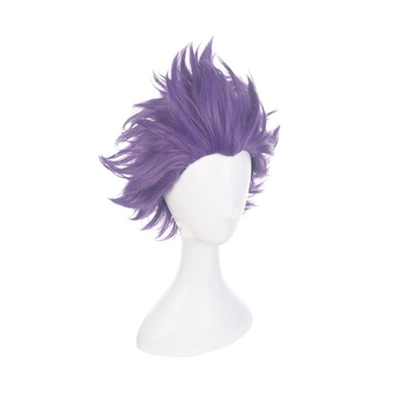 Anime My Hero Academia Hitoshi Shinso Cosplay Wigs Short Purple Wig 4 Anime My Hero Academia Hitoshi Shinso Cosplay Wigs Short Purple Wig - Image 2