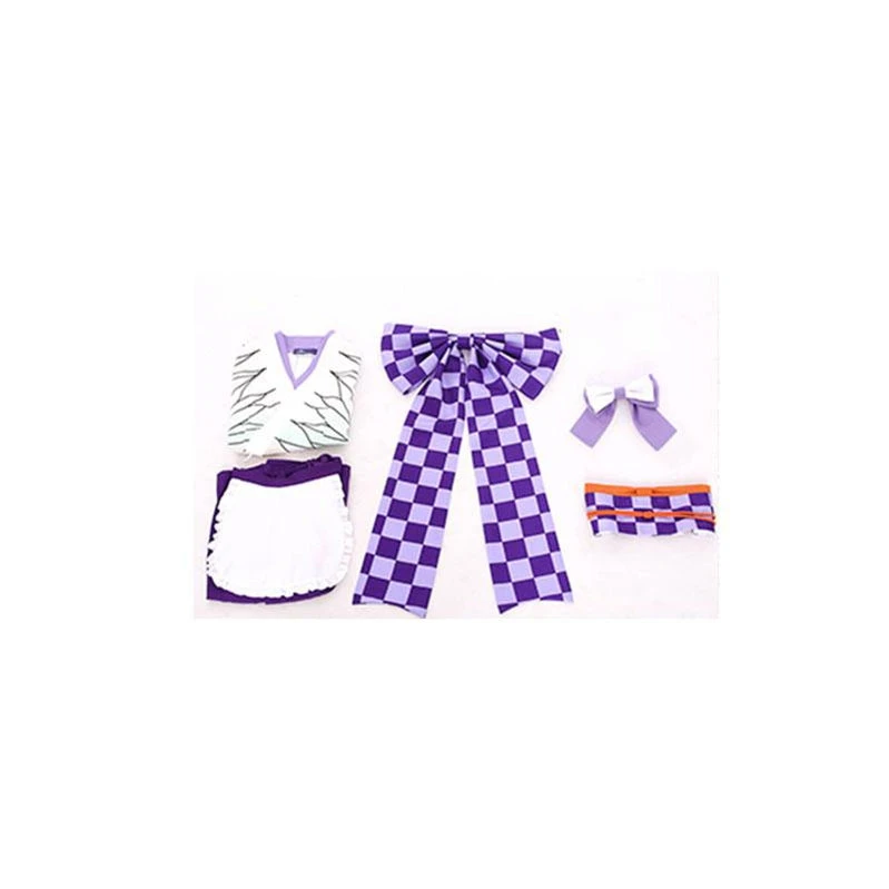 Anime Demon Slayer Kimetsu No Yaiba Kochou Shinobu Kimono Maid Outfit Cosplay Costumes 8 Anime Demon Slayer Kimetsu No Yaiba Kochou Shinobu Kimono Maid Outfit Cosplay Costumes - Image 6