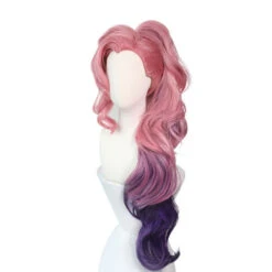 LOL Seraphine Cosplay Wig 100cm Long Ponytail Pink Gradient Purple Wavy Wigs -Cosplay 2 6c76e889 46b1 4701 84b6 65bdf58b4442