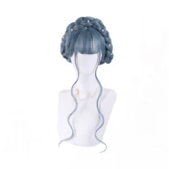 Ladies Fashion Long Blue Wavy Sweet Lolita Wig -Cosplay 2 7bf62ead 3e1e 49ed a60a 7853c31ea0a5