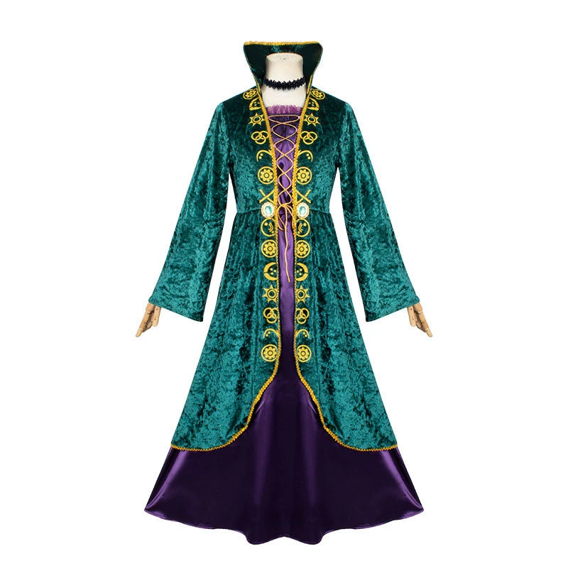 Hocus Pocus 2 Winifred Sanderson Cosplay Costume 4 Hocus Pocus 2 Winifred Sanderson Cosplay Costume - Image 2