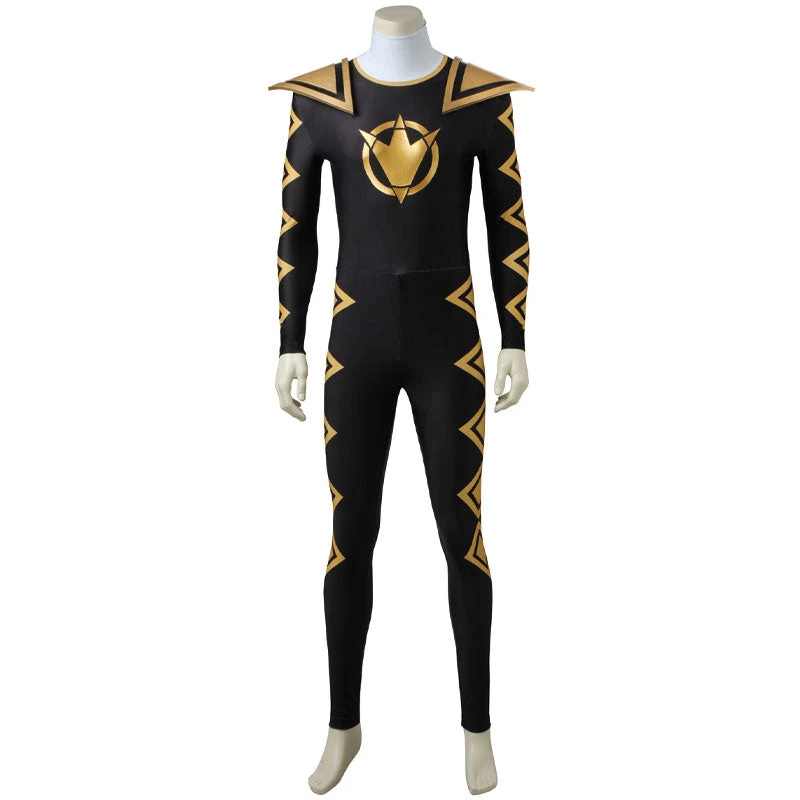 Mighty Morphin Power Rangers Asuka Abaranger Abare Black Cosplay Costumes 4 Mighty Morphin Power Rangers Asuka Abaranger Abare Black Cosplay Costumes - Image 2