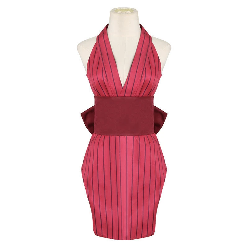 Anime Demon Slayer Kimetsu No Yaiba Makio Suma Hinatsuru Slit Skirt Cosplay Costumes 4 Anime Demon Slayer Kimetsu No Yaiba Makio Suma Hinatsuru Slit Skirt Cosplay Costumes - Image 2