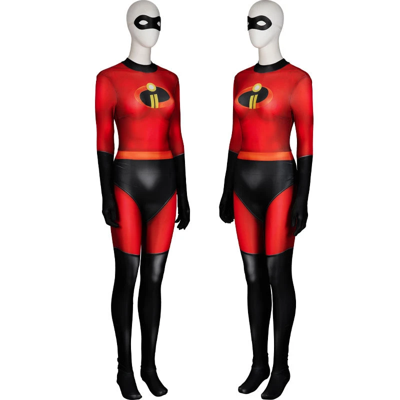 Incredibles 2: Elastigirl Jumpsuit Cosplay Costumes 4 Incredibles 2: Elastigirl Jumpsuit Cosplay Costumes - Image 2