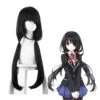 Anime Date A Live Kurumi Tokisaki Long Black Bunches Cosplay Wigs -Cosplay 313