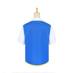 Anime Pokémon Ash Ketchum Short Sleeve Jacket Outfit Cosplay Costume -Cosplay 3979351333 1161983179