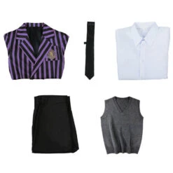 The Addams Family Wednesday Addams Eugene Otinger Nevermore Academy Uniform Cosplay Costumes -Cosplay 3 28abf7cc 1482 46f5 8bc0 282e2b8f3e14