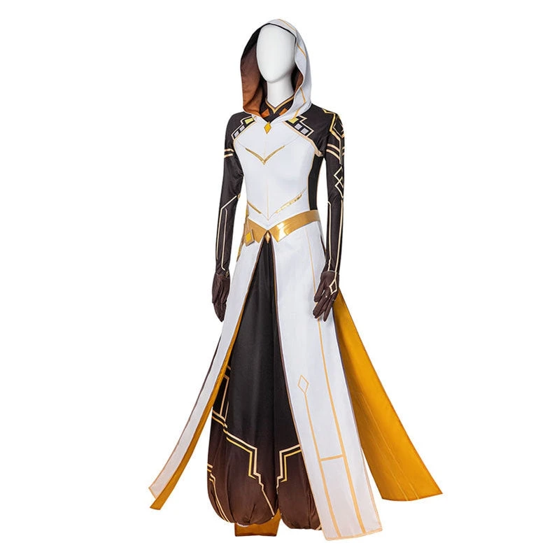 Game Genshin Impact Zhongli Archon Fullsuit Cosplay Costumes 5 Game Genshin Impact Zhongli Archon Fullsuit Cosplay Costumes - Image 3