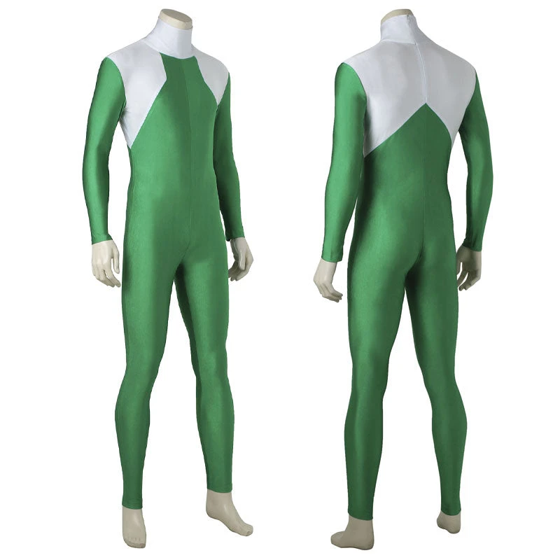 Mighty Morphin Power Rangers Tommy Oliver Green Ranger Cosplay Costumes 5 Mighty Morphin Power Rangers Tommy Oliver Green Ranger Cosplay Costumes - Image 3