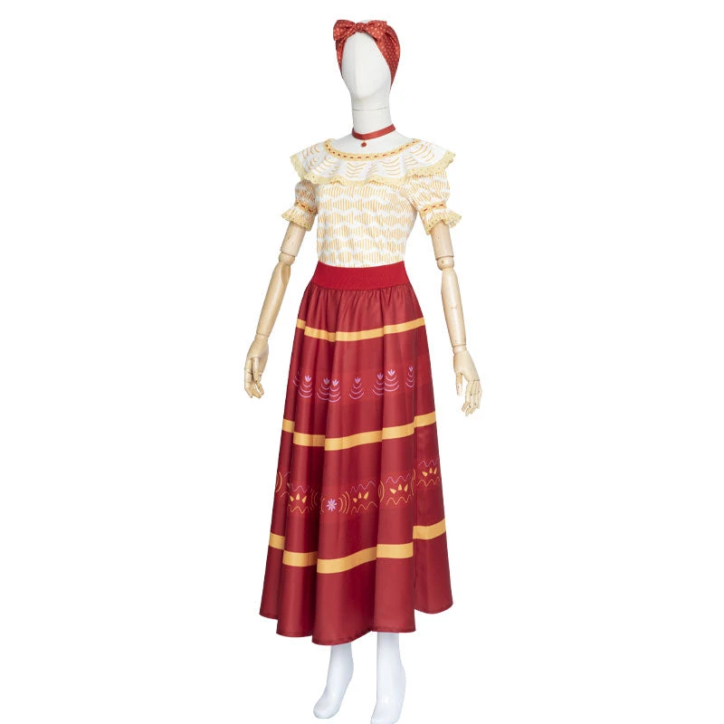 Encanto Dolores Madrigal Fullset Cosplay Costumes 5 Encanto Dolores Madrigal Fullset Cosplay Costumes - Image 3