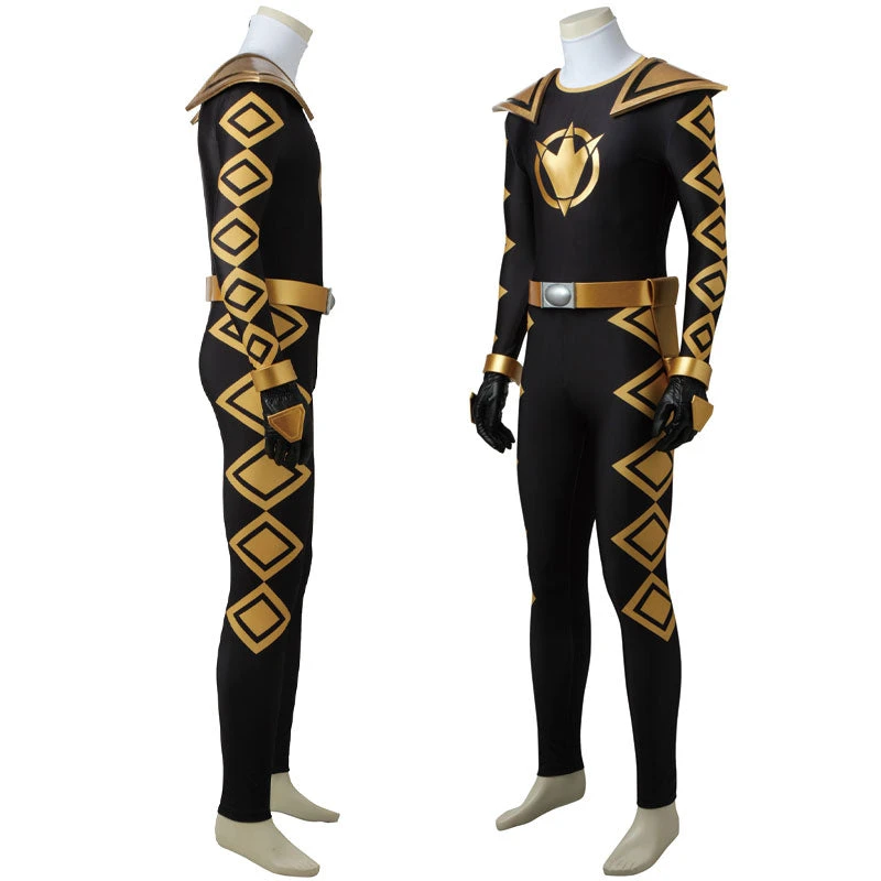 Mighty Morphin Power Rangers Asuka Abaranger Abare Black Cosplay Costumes 5 Mighty Morphin Power Rangers Asuka Abaranger Abare Black Cosplay Costumes - Image 3