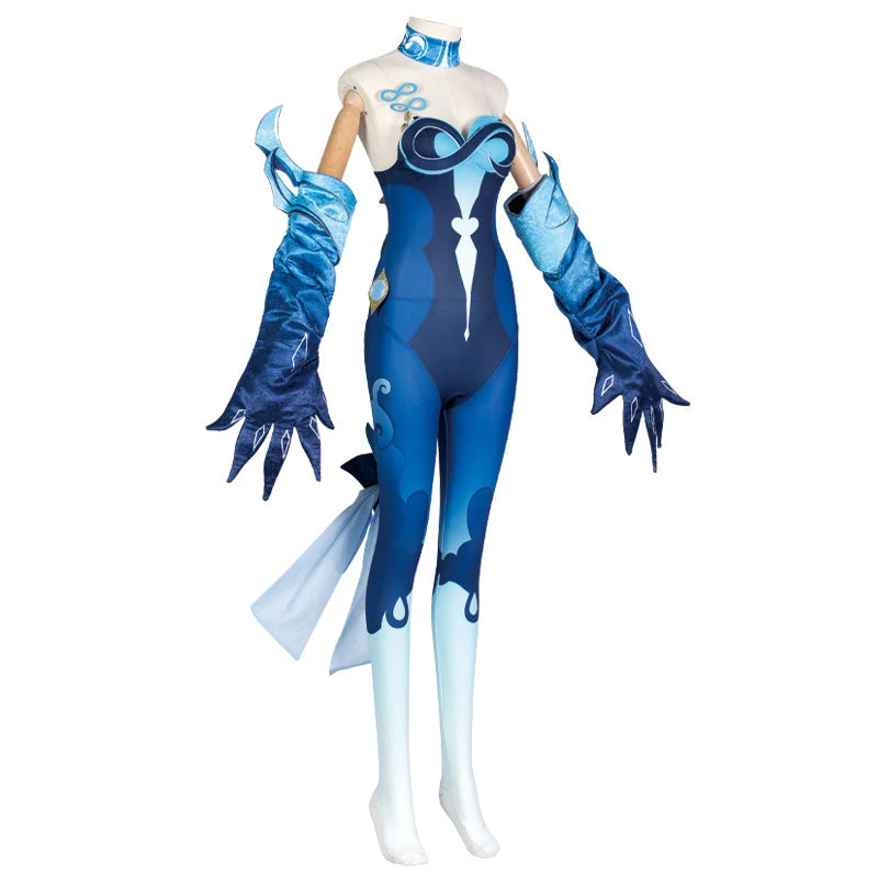 Game Genshin Impact Bonanus Hydro Yakshas Cosplay Costumes 6 Game Genshin Impact Bonanus Hydro Yakshas Cosplay Costumes - Image 4