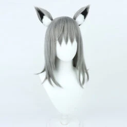 Game Blue Archive Sunaookami Shiroko Cosplay Wigs With Ear Props -Cosplay 3 8a5100fd 4366 429b b87d aad79e06b1fc