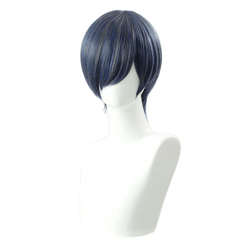 Anime Black Butler Ciel Phantomhive Short Blue And Gray Mixed Cosplay Wigs 5 Anime Black Butler Ciel Phantomhive Short Blue And Gray Mixed Cosplay Wigs - Image 3