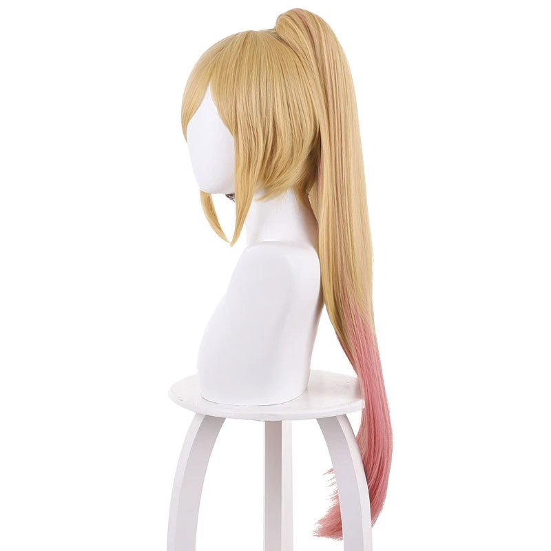 Anime My Dress-Up Darling Kitagawa Marin Yellow Gradient Pink Ponytail Cosplay Wigs 5 Anime My Dress-Up Darling Kitagawa Marin Yellow Gradient Pink Ponytail Cosplay Wigs - Image 3