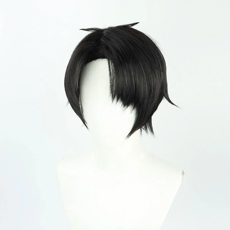 Anime Haikyuu Shiratorizawa Academy Ushijima Wakatoshi Black Cosplay Wigs 5 Anime Haikyuu Shiratorizawa Academy Ushijima Wakatoshi Black Cosplay Wigs - Image 3