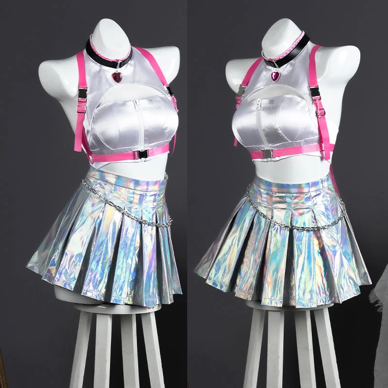 Game Goddess Of Victory: NIKKE Viper Pink Cosplay Costumes 5 Game Goddess Of Victory: NIKKE Viper Pink Cosplay Costumes - Image 3