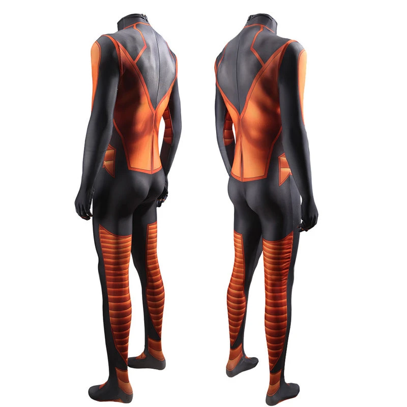 Human Torch Jumpsuit Cosplay Costumes 5 Human Torch Jumpsuit Cosplay Costumes - Image 3