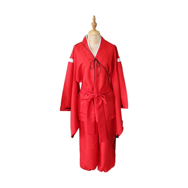 Anime Inuyasha Inuyasha Red Cosplay Costume 5 Anime Inuyasha Inuyasha Red Cosplay Costume - Image 3