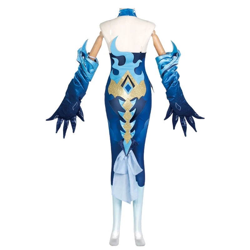 Game Genshin Impact Bonanus Hydro Yakshas Cosplay Costumes 7 Game Genshin Impact Bonanus Hydro Yakshas Cosplay Costumes - Image 5