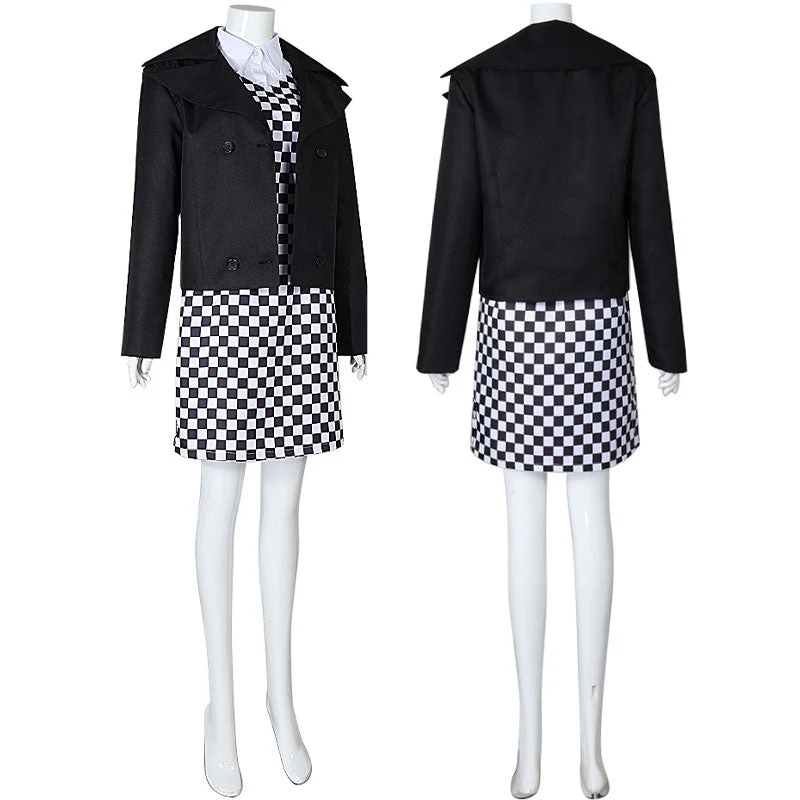 The Addams Family Wednesday Addams School Uniform Cosplay Costumes 5 The Addams Family Wednesday Addams School Uniform Cosplay Costumes - Image 3