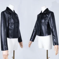 The Addams Family Wednesday Addams Leather Jacket Cosplay Costumes 13 The Addams Family Wednesday Addams Leather Jacket Cosplay Costumes -Cosplay 4 46205930 8a7d 4379 a9c5 ca2edb5a5b1d