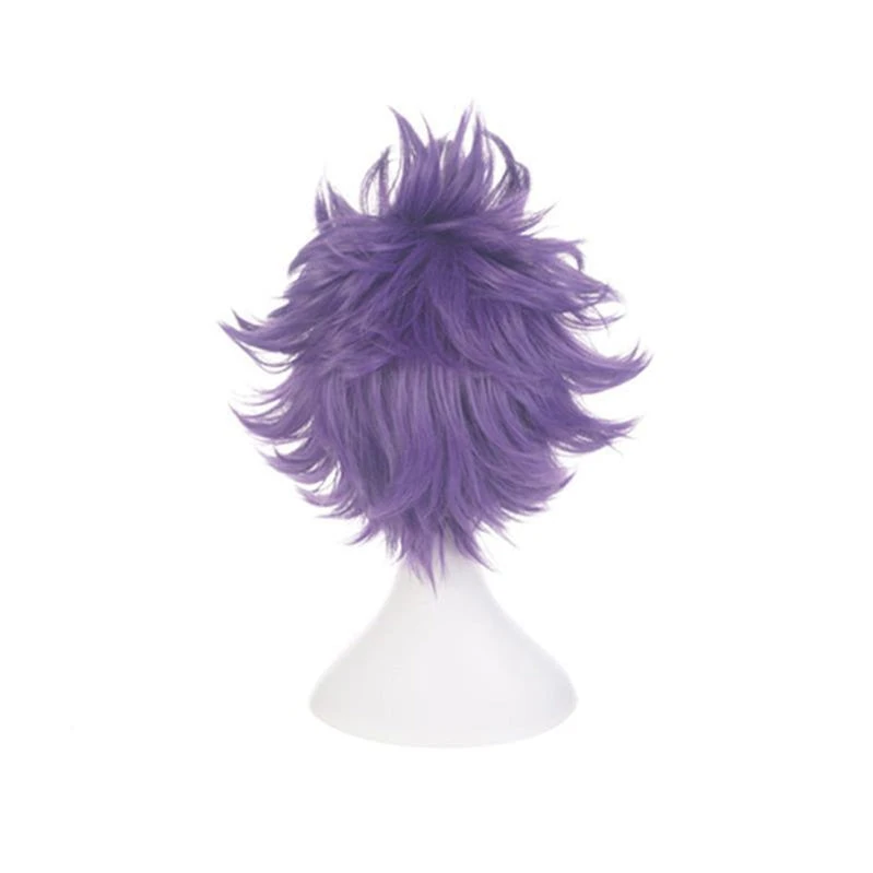 Anime My Hero Academia Hitoshi Shinso Cosplay Wigs Short Purple Wig 6 Anime My Hero Academia Hitoshi Shinso Cosplay Wigs Short Purple Wig - Image 4