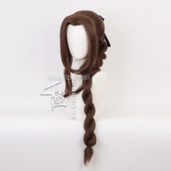 Game Final Fantasy VII Remake FF7 Aerith Gainsborough Long Brown Cosplay Wigs -Cosplay 4 67d0886d a134 4f1d a2a8 218cb2e17f13