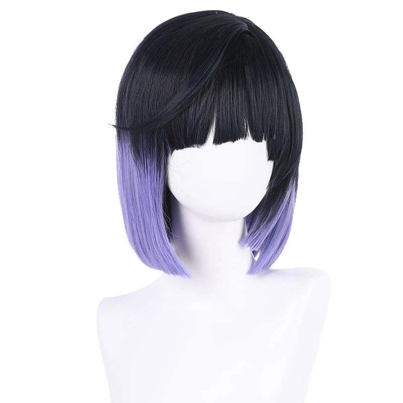 Game Genshin Impact Yelan Black Gradient Purple Cosplay Wigs 6 Game Genshin Impact Yelan Black Gradient Purple Cosplay Wigs - Image 4