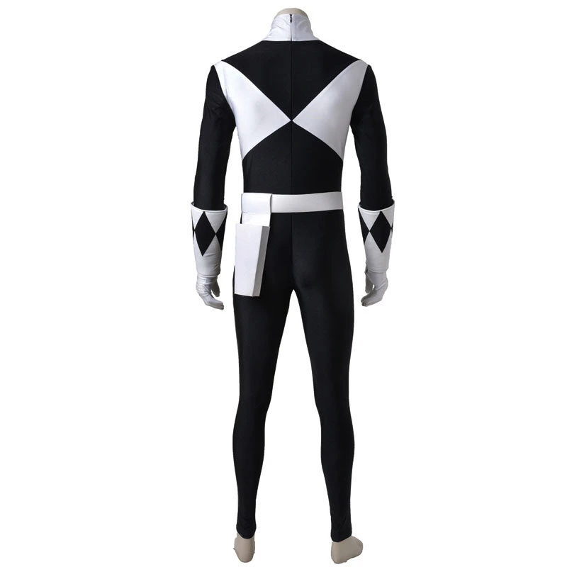 Mighty Morphin Power Rangers Zack Taylor Black Ranger Cosplay Costumes 6 Mighty Morphin Power Rangers Zack Taylor Black Ranger Cosplay Costumes - Image 4
