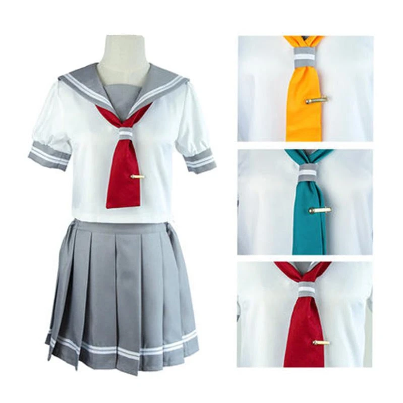 LoveLive!Sunshine!! Takami Chika And Aqours All Members Summer School Uniform Cosplay Costume 5 LoveLive!Sunshine!! Takami Chika And Aqours All Members Summer School Uniform Cosplay Costume - Image 3