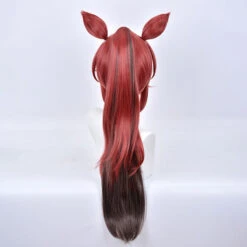 Game Uma Musume Pretty Derby Tokai Teio Brown Long Ponytail Cosplay Wigs With Eears -Cosplay 4 c4720339 377a 4c2f 8b27 9fbfd10d7170