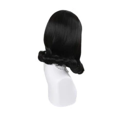 Women Fashion Short Black Curls Sweet Bangs Lolita Wig -Cosplay 4 d6151000 1820 496f 853b 83152ad97181