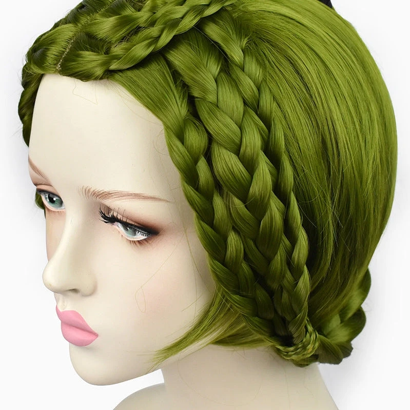 Game Identity V Doctors-Past Emily Dale Green Cosplay Wigs 7 Game Identity V Doctors-Past Emily Dale Green Cosplay Wigs - Image 5