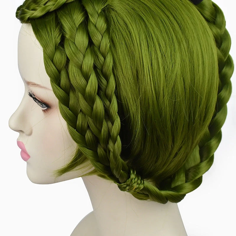 Game Identity V Doctors-Past Emily Dale Green Cosplay Wigs 8 Game Identity V Doctors-Past Emily Dale Green Cosplay Wigs - Image 6