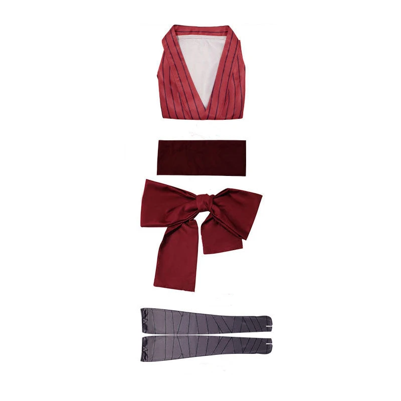 Anime Demon Slayer Kimetsu No Yaiba Makio Suma Hinatsuru Slit Skirt Cosplay Costumes 7 Anime Demon Slayer Kimetsu No Yaiba Makio Suma Hinatsuru Slit Skirt Cosplay Costumes - Image 5