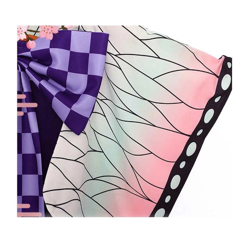 Anime Demon Slayer Kimetsu No Yaiba Kochou Shinobu Kimono Maid Outfit Cosplay Costumes 7 Anime Demon Slayer Kimetsu No Yaiba Kochou Shinobu Kimono Maid Outfit Cosplay Costumes - Image 5