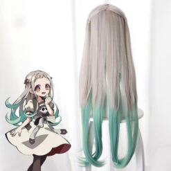 Anime Toilet Bound Hanako Kun Yashiro Nene Cosplay Wig Gray Mixed Green Long Cosplay Wigs -Cosplay 5 9400b3f0 b3d0 4e7d 935f f906323a9c02