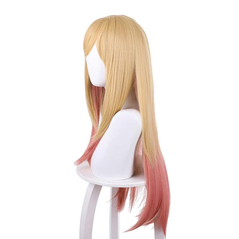 Anime My Dress-Up Darling Kitagawa Marin Yellow Gradient Pink Cosplay Wigs 7 Anime My Dress-Up Darling Kitagawa Marin Yellow Gradient Pink Cosplay Wigs - Image 5