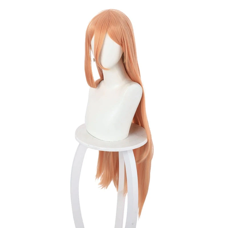 Anime Chainsaw Man Power Orange Long Cosplay Wigs 7 Anime Chainsaw Man Power Orange Long Cosplay Wigs - Image 5