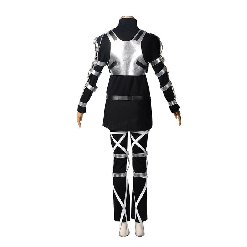 Attack On Titan 4 The Final Season Rivaille Superhero Outfit Shingeki No Kyojin Team Armour Uniform Halloween Cosplay Costumes 8 Attack On Titan 4 The Final Season Rivaille Superhero Outfit Shingeki No Kyojin Team Armour Uniform Halloween Cosplay Costumes - Image 6