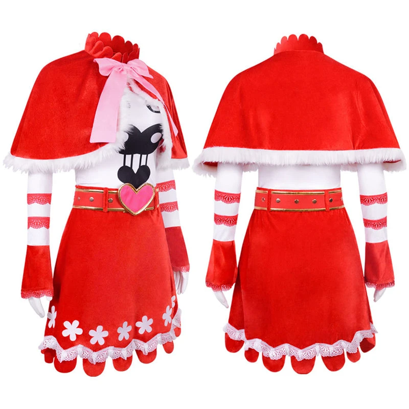Anime One Piece Perona Christmas Cosplay Costumes 6 Anime One Piece Perona Christmas Cosplay Costumes - Image 4