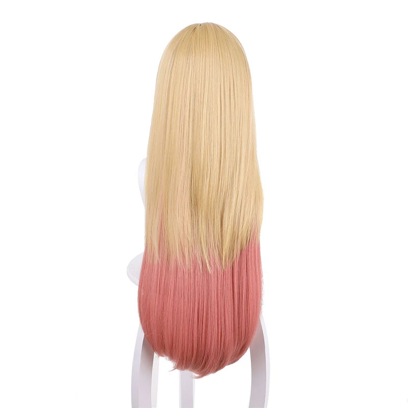 Anime My Dress-Up Darling Kitagawa Marin Yellow Gradient Pink Cosplay Wigs 8 Anime My Dress-Up Darling Kitagawa Marin Yellow Gradient Pink Cosplay Wigs - Image 6